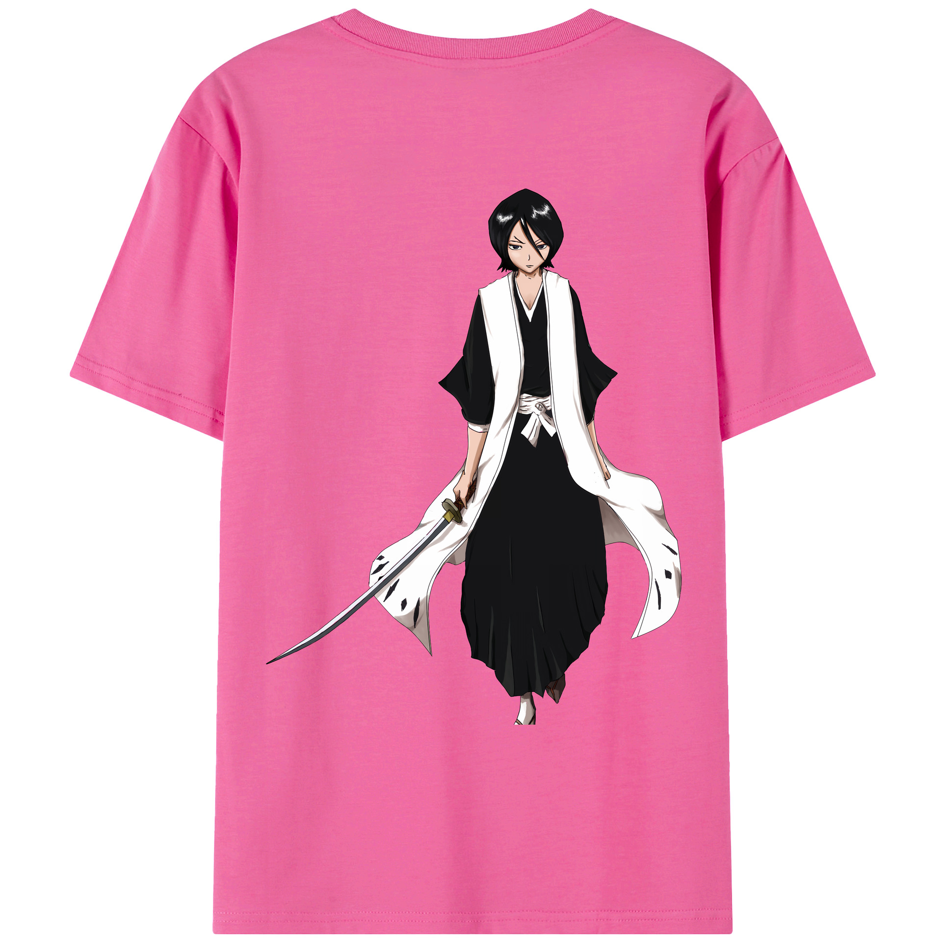 （画像用） ブリーチ 朽木ルキア BLEACH Kuchiki Rukia レディース半袖Tシャツ(バックプリント)